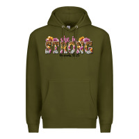 Army Green she is strong proverbs 31 25 Premium Hoodie - NancyCooperArtShop