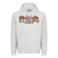 Dove Grey she is strong proverbs 31 25 Premium Hoodie - NancyCooperArtShop