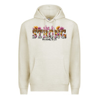 Oatmeal Heather she is strong proverbs 31 25 Premium Hoodie - NancyCooperArtShop