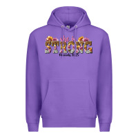 Purple she is strong proverbs 31 25 Premium Hoodie - NancyCooperArtShop
