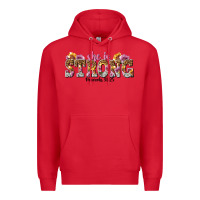 Red she is strong proverbs 31 25 Premium Hoodie - NancyCooperArtShop
