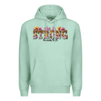 Seafoam she is strong proverbs 31 25 Premium Hoodie - NancyCooperArtShop