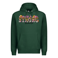 Sports Green she is strong proverbs 31 25 Premium Hoodie - NancyCooperArtShop