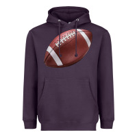 Plum football ball Heavyweight Hoodie - JahusDesignShop