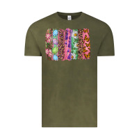 Vintage Olive Western Easter Brushstrokes Vintage Tee - RanaPortraitStore