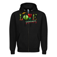 Black love summer Zipper Hoodie - CowhideDigitalArt