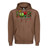 Chestnut love summer Zipper Hoodie - CowhideDigitalArt