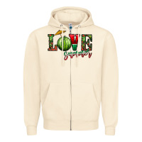 Sandshell love summer Zipper Hoodie - CowhideDigitalArt
