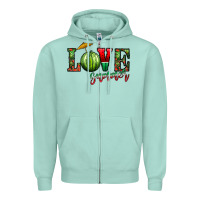 Seafoam love summer Zipper Hoodie - CowhideDigitalArt