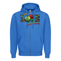 True Royal love summer Zipper Hoodie - CowhideDigitalArt