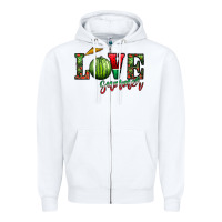 White love summer Zipper Hoodie - CowhideDigitalArt