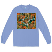 Fall Cowhide Highland Cow Tumbler Long Sleeve Tee | Teevron