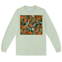 Matcha fall cowhide highland cow tumbler Long Sleeve Tee - RanaPortraitStore