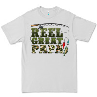 Dove Grey reel great papa Premium Tee - Artiststas