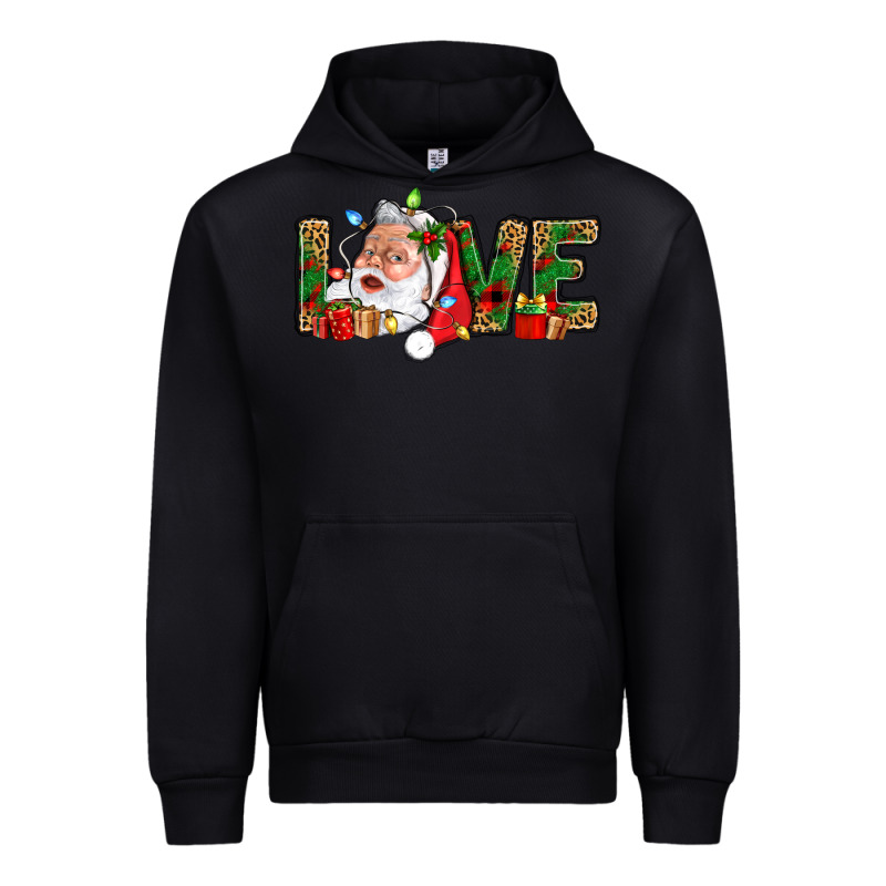 Love And Santa With Gift Boxes Urban Hoodie by BundleAndBundleShop | Teevron