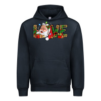 Navy Love And Santa With Gift Boxes Urban Hoodie - BundleAndBundleShop