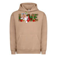 Pigment Burro Love And Santa With Gift Boxes Urban Hoodie - BundleAndBundleShop