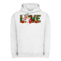 Pigment Lunar Rock Love And Santa With Gift Boxes Urban Hoodie - BundleAndBundleShop