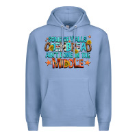 Colony Blue some of yalls cornbread aint done in the middle Premium Hoodie - NancyCooperArtShop