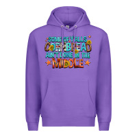 Purple some of yalls cornbread aint done in the middle Premium Hoodie - NancyCooperArtShop