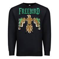 Black freebird native american Premium Sweatshirt - AdoDesignShop