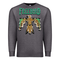 Charcoal Heather freebird native american Premium Sweatshirt - AdoDesignShop