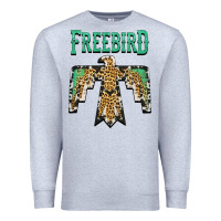 Heather Grey freebird native american Premium Sweatshirt - AdoDesignShop