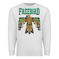 Oatmeal Heather freebird native american Premium Sweatshirt - AdoDesignShop