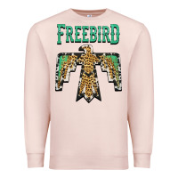Pale Pink freebird native american Premium Sweatshirt - AdoDesignShop