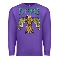 Purple freebird native american Premium Sweatshirt - AdoDesignShop