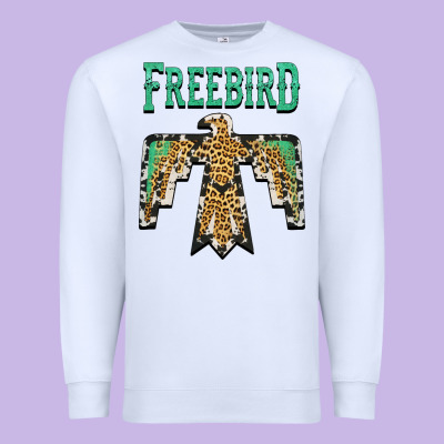 Freebird Native American Premium Sweatshirt Designed By Adodesignshop