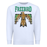 White freebird native american Premium Sweatshirt - AdoDesignShop