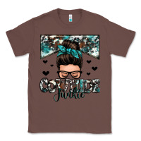 Chestnut cowhide junkie messy bun Classic Tee - Zillion Design Studio