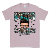 Lilac cowhide junkie messy bun Classic Tee - Zillion Design Studio