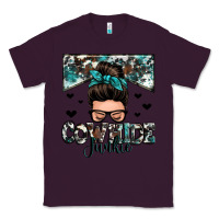 Plum cowhide junkie messy bun Classic Tee - Zillion Design Studio