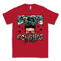 Red cowhide junkie messy bun Classic Tee - Zillion Design Studio