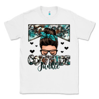 White cowhide junkie messy bun Classic Tee - Zillion Design Studio