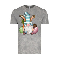 Cloud Rock Easter Bunny Gnomes with Egg and Carrot Vintage Tee - RanaPortraitStore