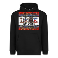 Black armed forces day love our troops Heavyweight Hoodie - Artiststas