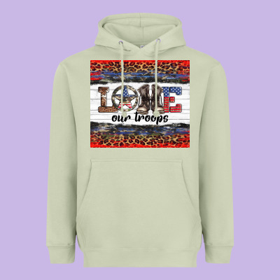 Armed Forces Day Love Our Troops Heavyweight Hoodie Designed By Artiststas