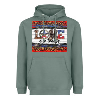 Sage armed forces day love our troops Heavyweight Hoodie - Artiststas
