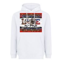 White armed forces day love our troops Heavyweight Hoodie - Artiststas