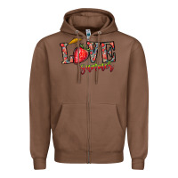 Chestnut love summer Zipper Hoodie - CowhideDigitalArt