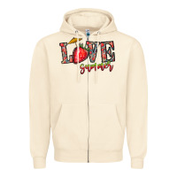 Sandshell love summer Zipper Hoodie - CowhideDigitalArt