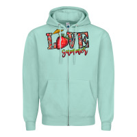 Seafoam love summer Zipper Hoodie - CowhideDigitalArt