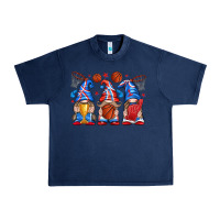 Navy basketball gnome Urban Heavy Tee - texasbilliewilder