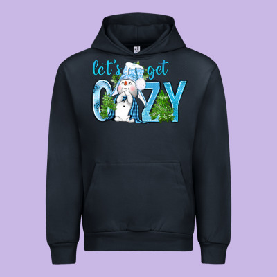 Let's Get Cozy Urban Hoodie Designed By Bundleandbundleshop