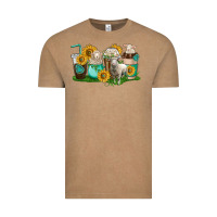 Vintage Coffee Sheep coffee cups Vintage Tee - texasbilliewilder