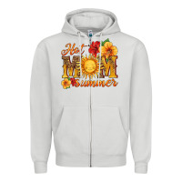Dove Grey hot mom summer Zipper Hoodie - HRA Design Shop