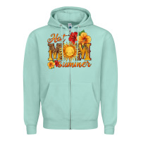 Seafoam hot mom summer Zipper Hoodie - HRA Design Shop